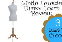 White Female Dress Form