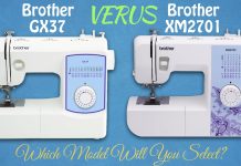 Brother GX37 VS XM2701